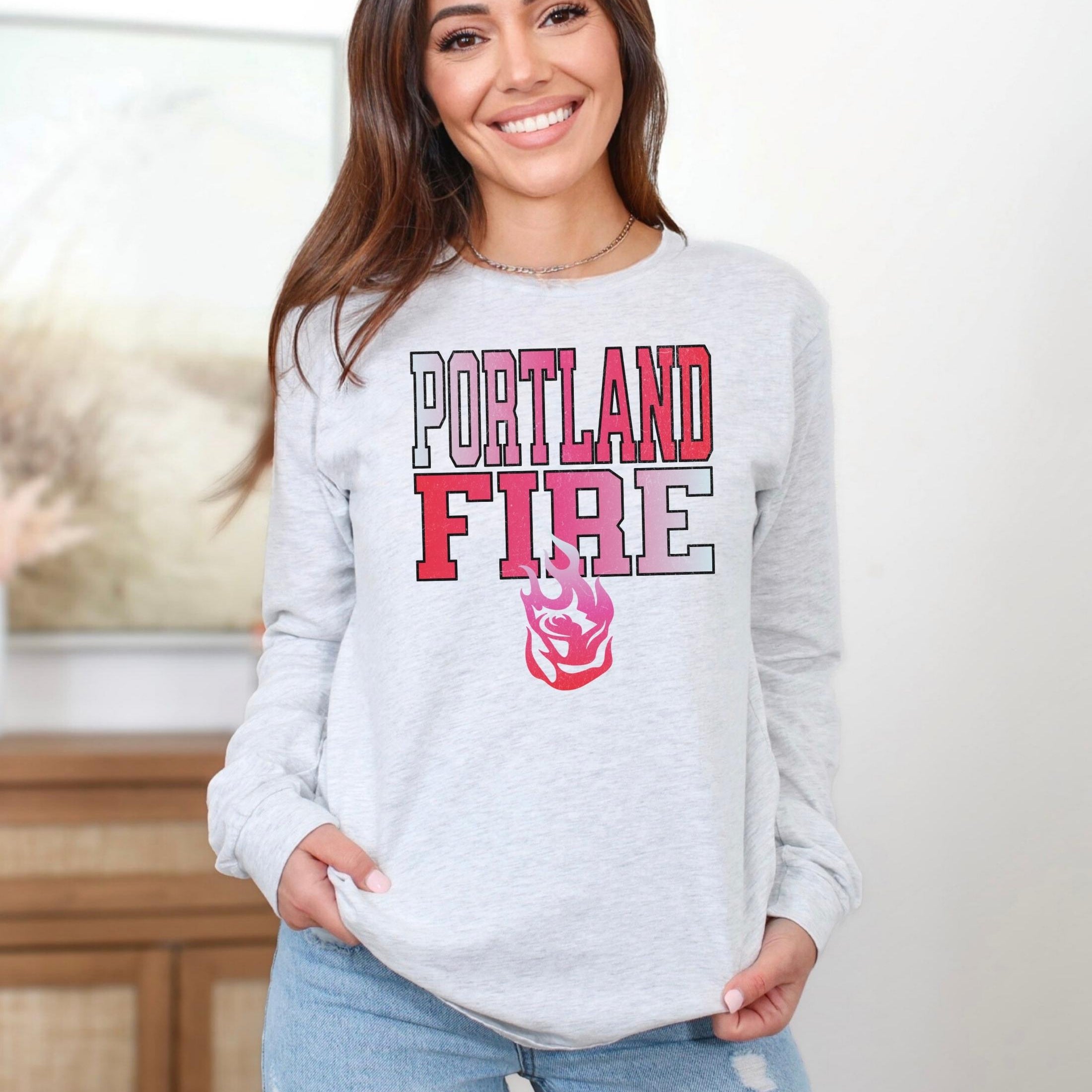 Portland Fire New Era Long Sleeve Tee