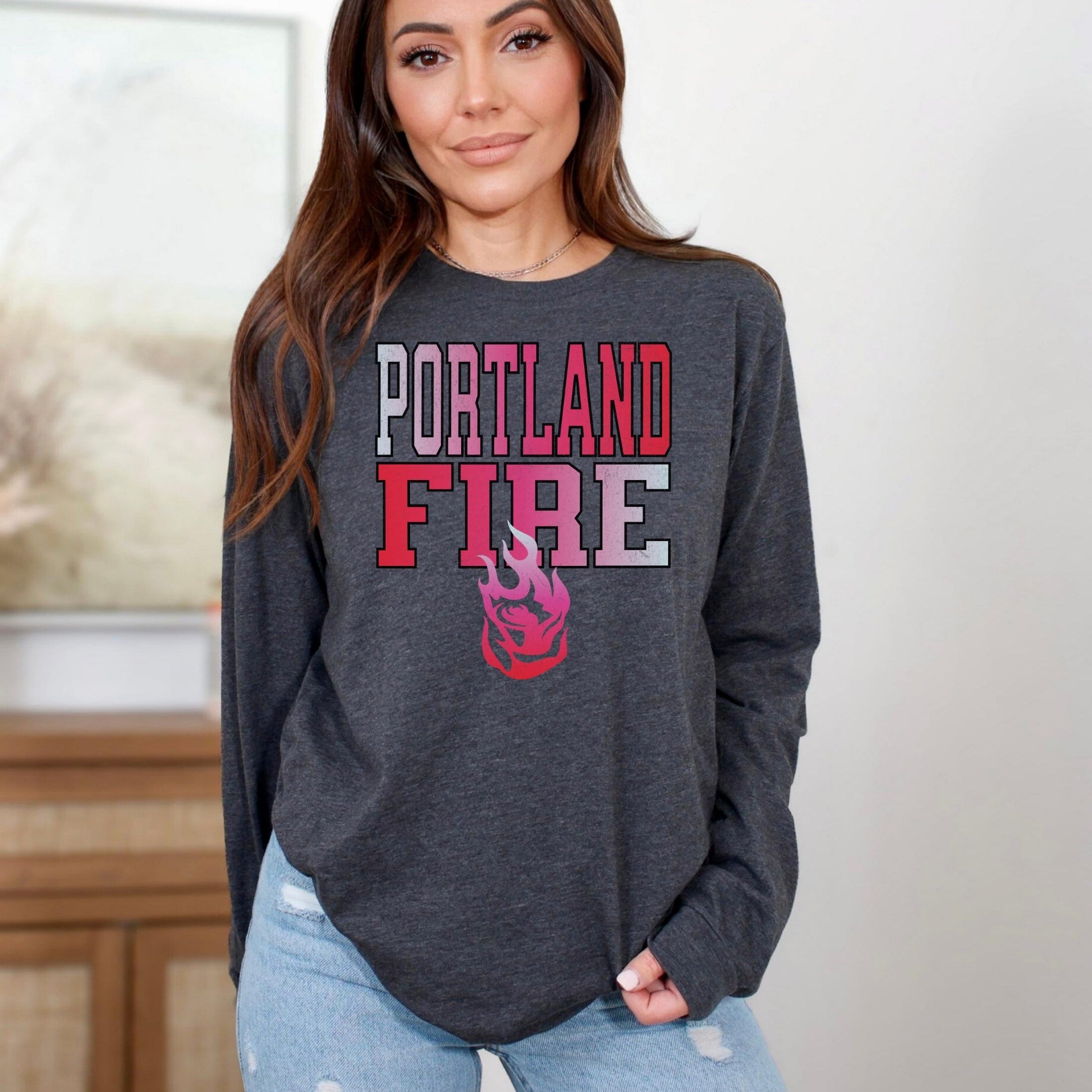Portland Fire New Era Long Sleeve Tee