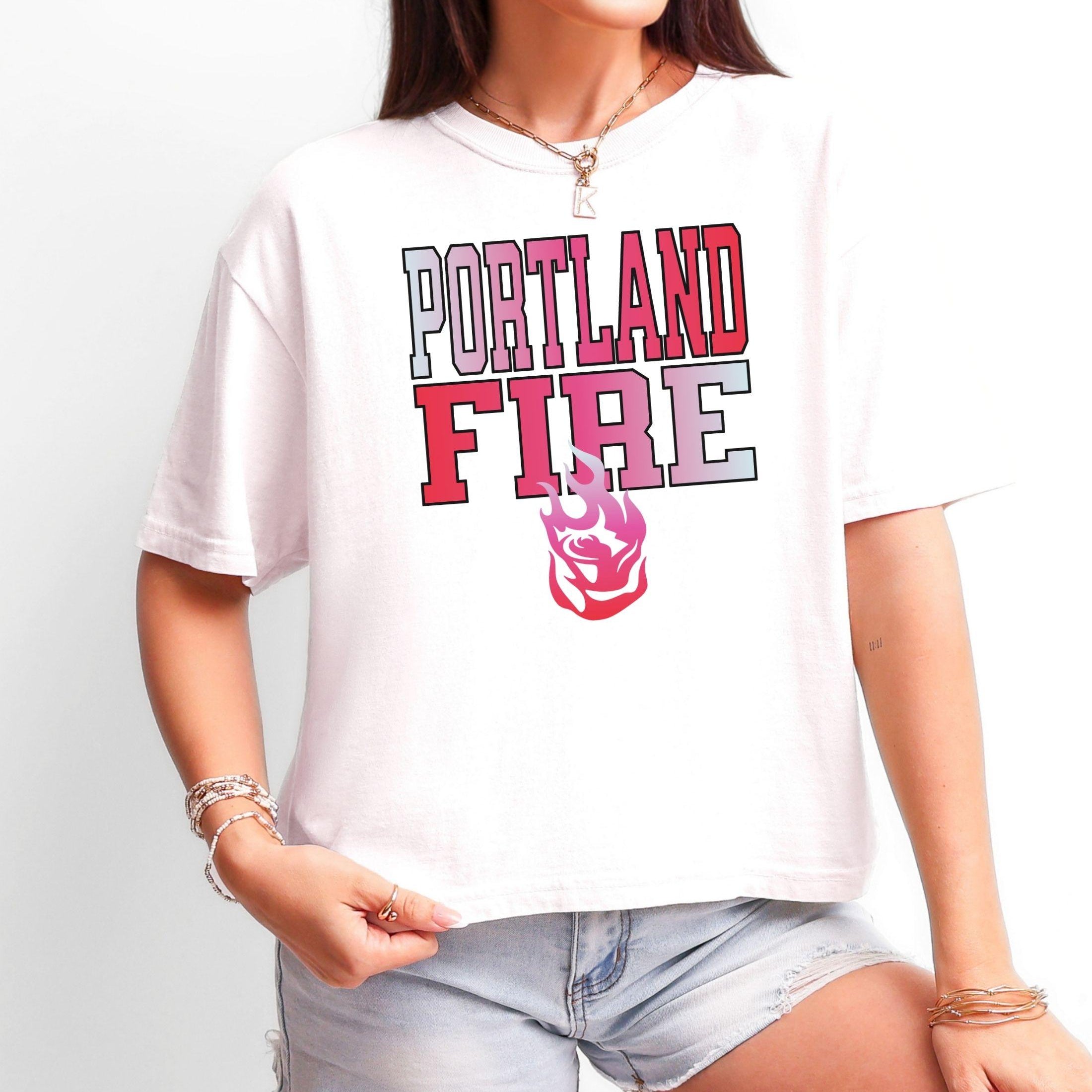 Portland Fire New Era Women's Boxy Crop Top