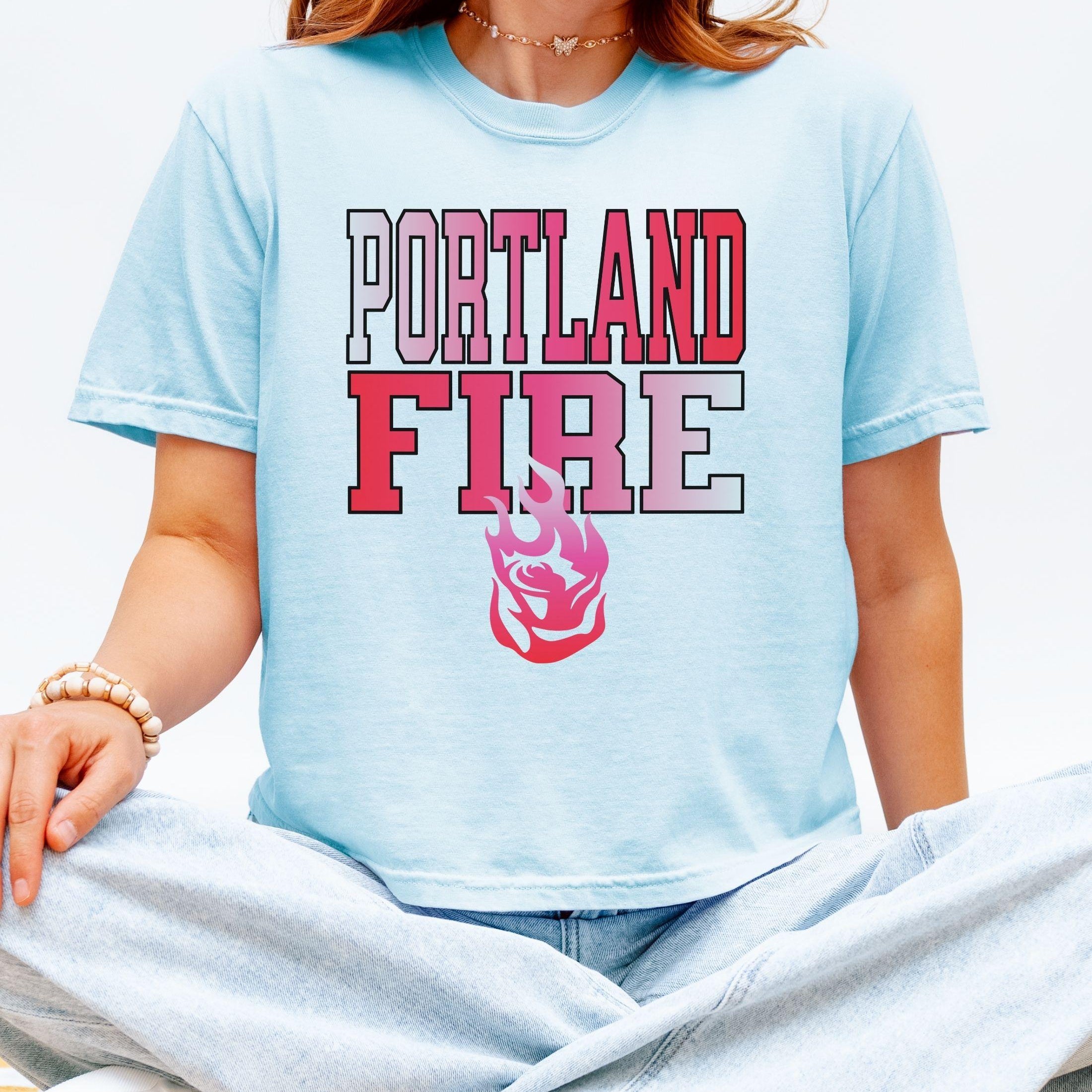 Portland Fire New Era Women's Boxy Crop Top
