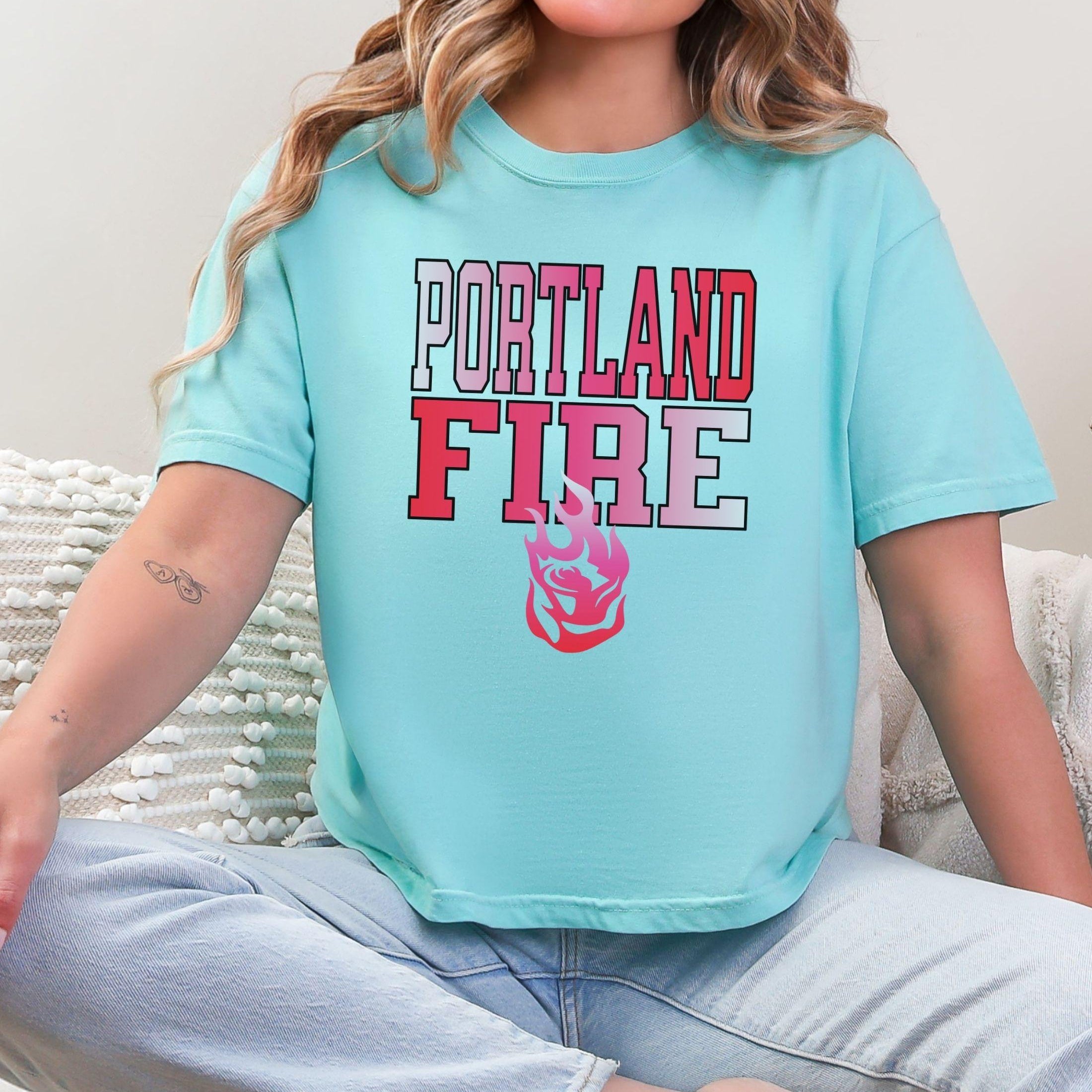 Portland Fire New Era Women's Boxy Crop Top