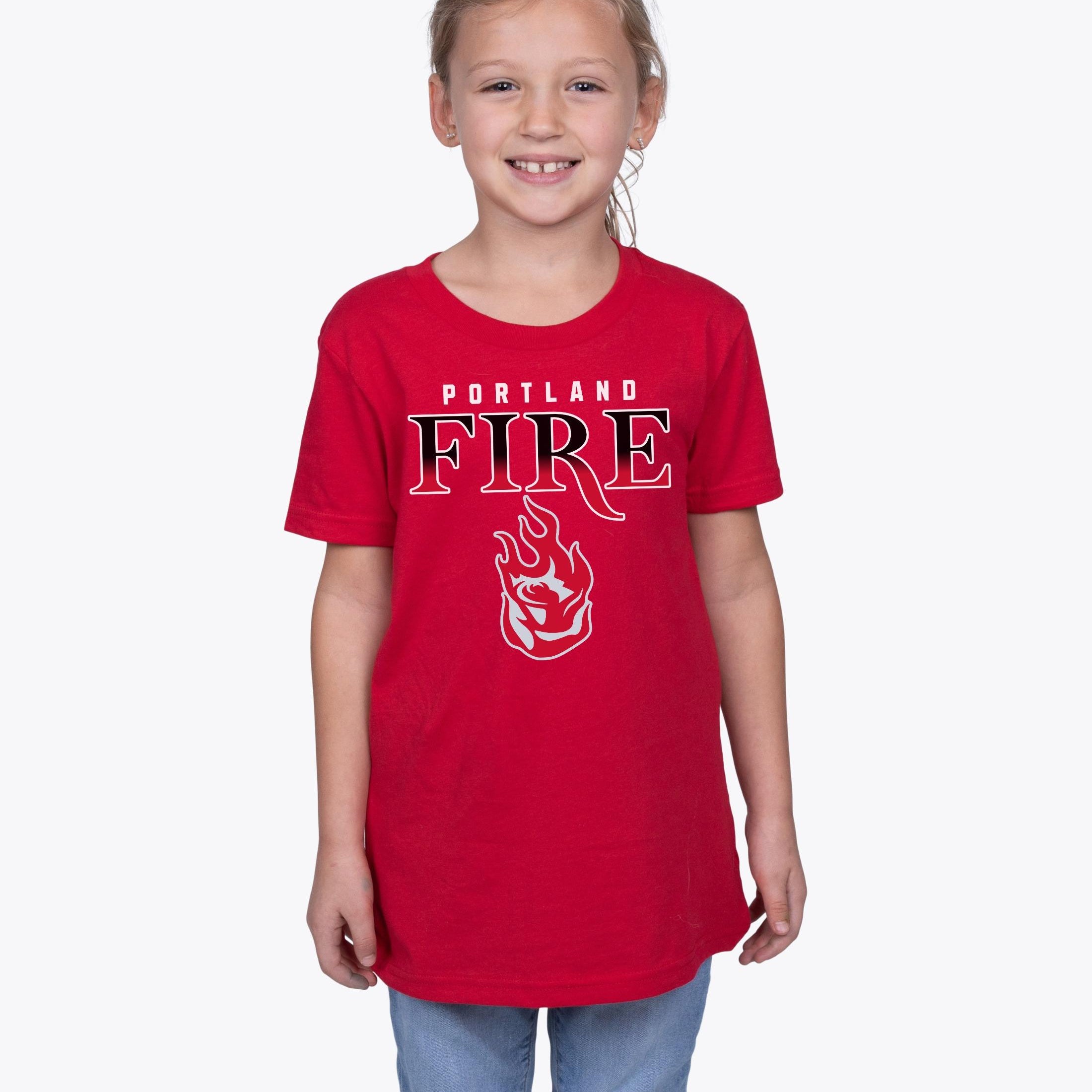 Portland Fire Smooth Fadeaway Youth Tee