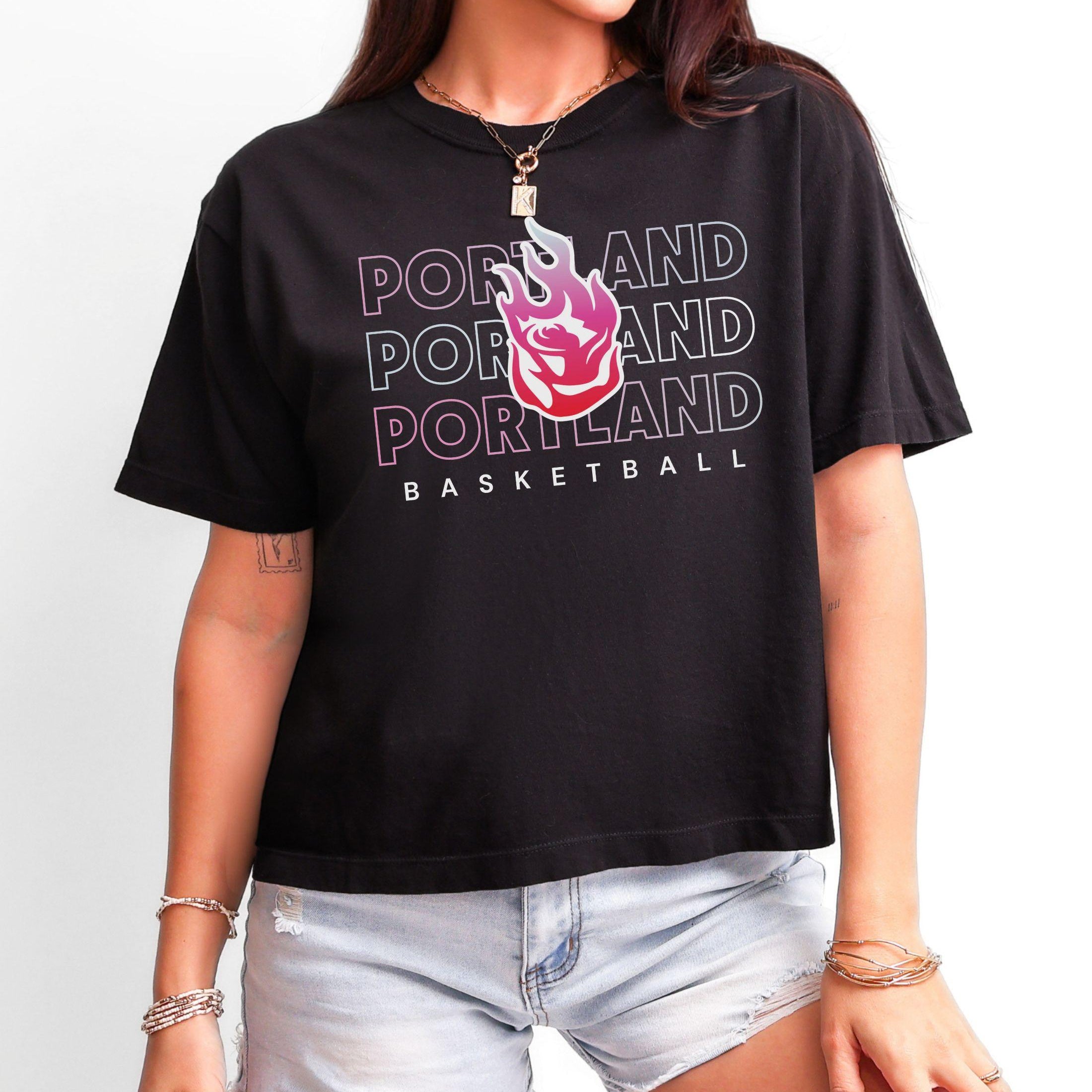 Portland Fire Triple Threat Women's Boxy Crop Top