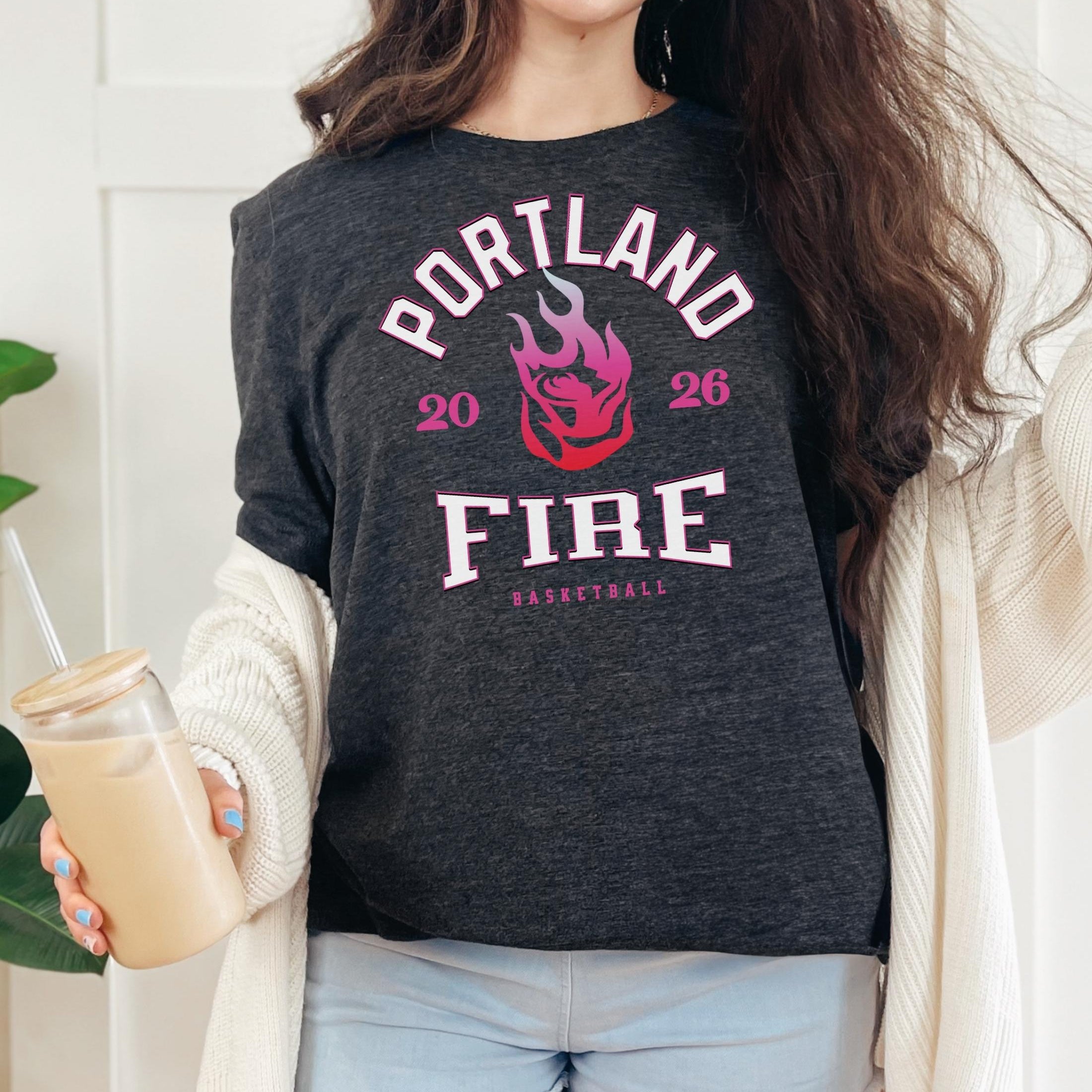 Portland Fire Vintage Hoops ALT T-Shirt