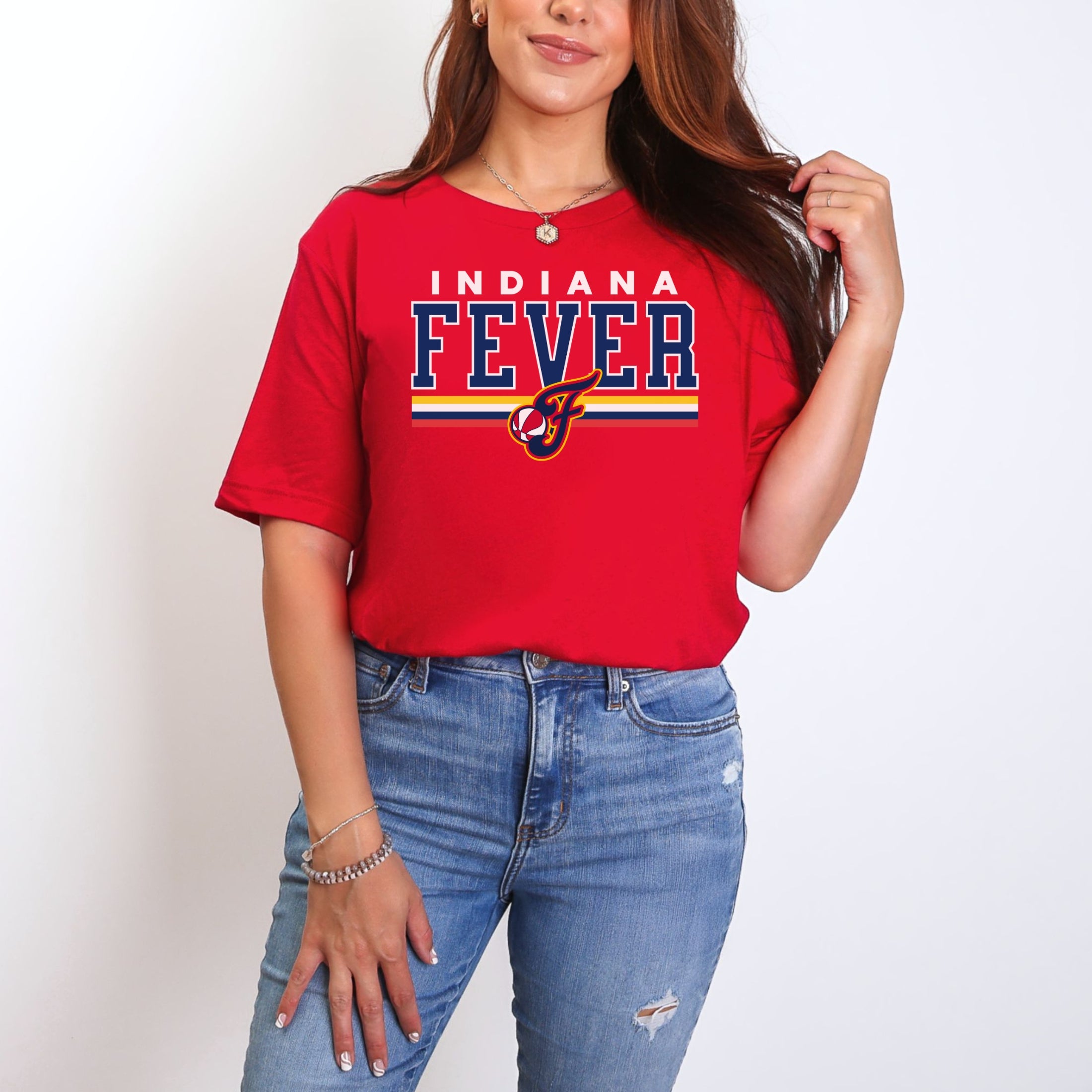 Indiana Fever Bold Stripes T-Shirt