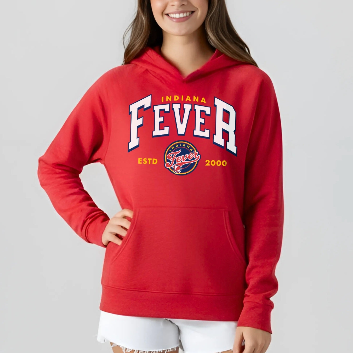 Indiana Fever Court Classic Fleece Hoodie