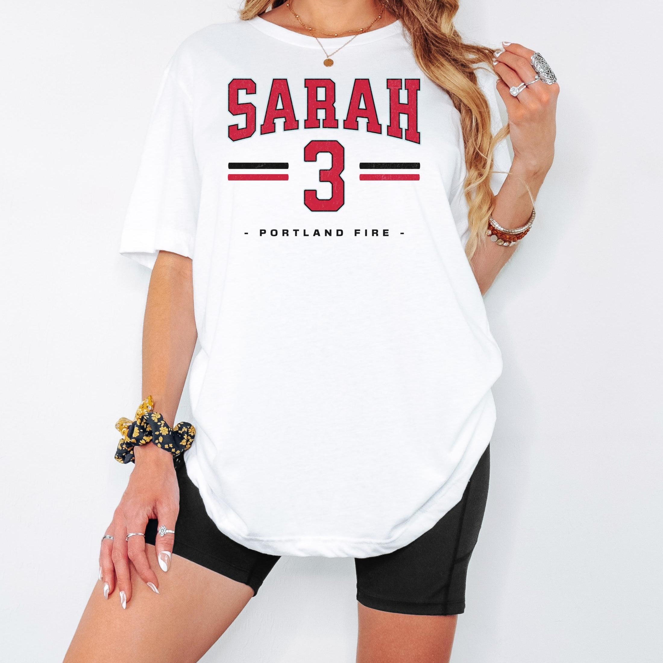 Sarah Ashlee Barker Fire Drop T-Shirt