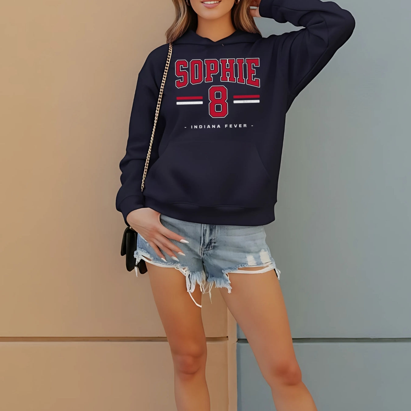 Sophie Cunningham 8 Fever Drop Back Fleece Hoodie