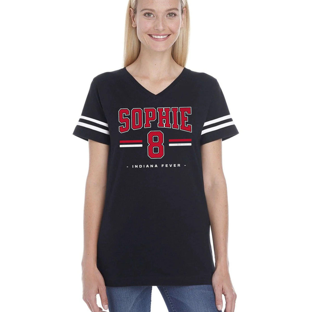 Sophie Cunningham Fever Drop Women's V-Neck Tee