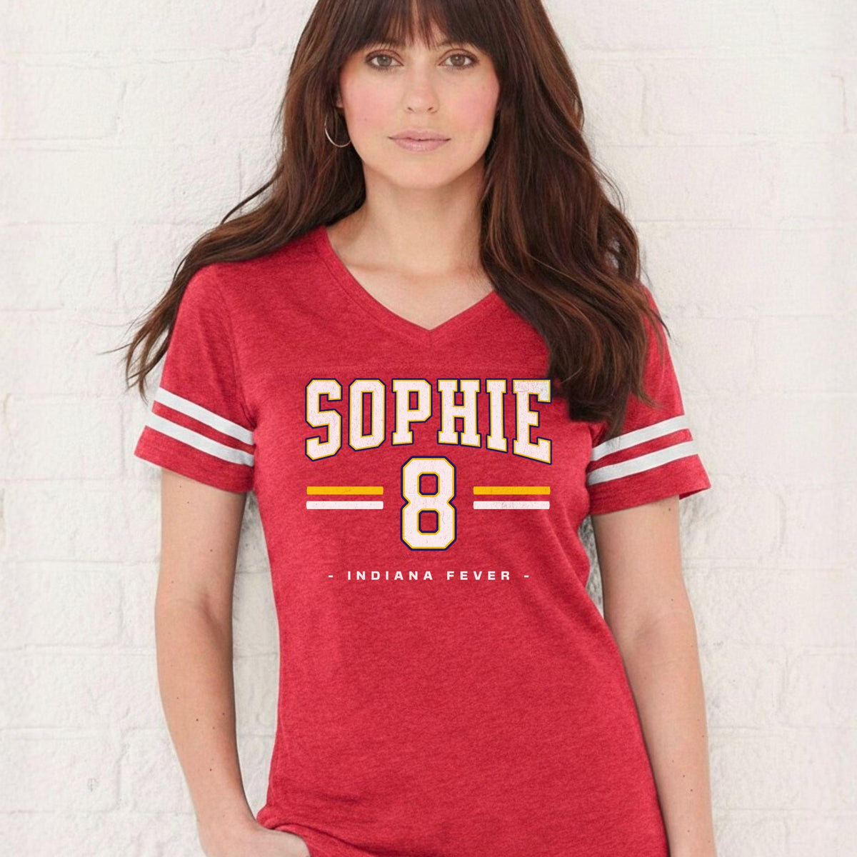 Sophie Cunningham Fever Drop Women's V-Neck Tee