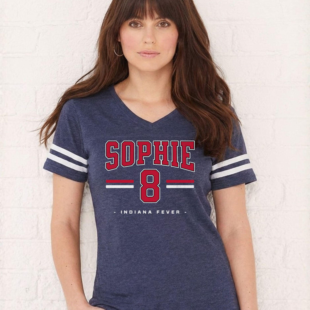 Sophie Cunningham Fever Drop Women's V-Neck Tee