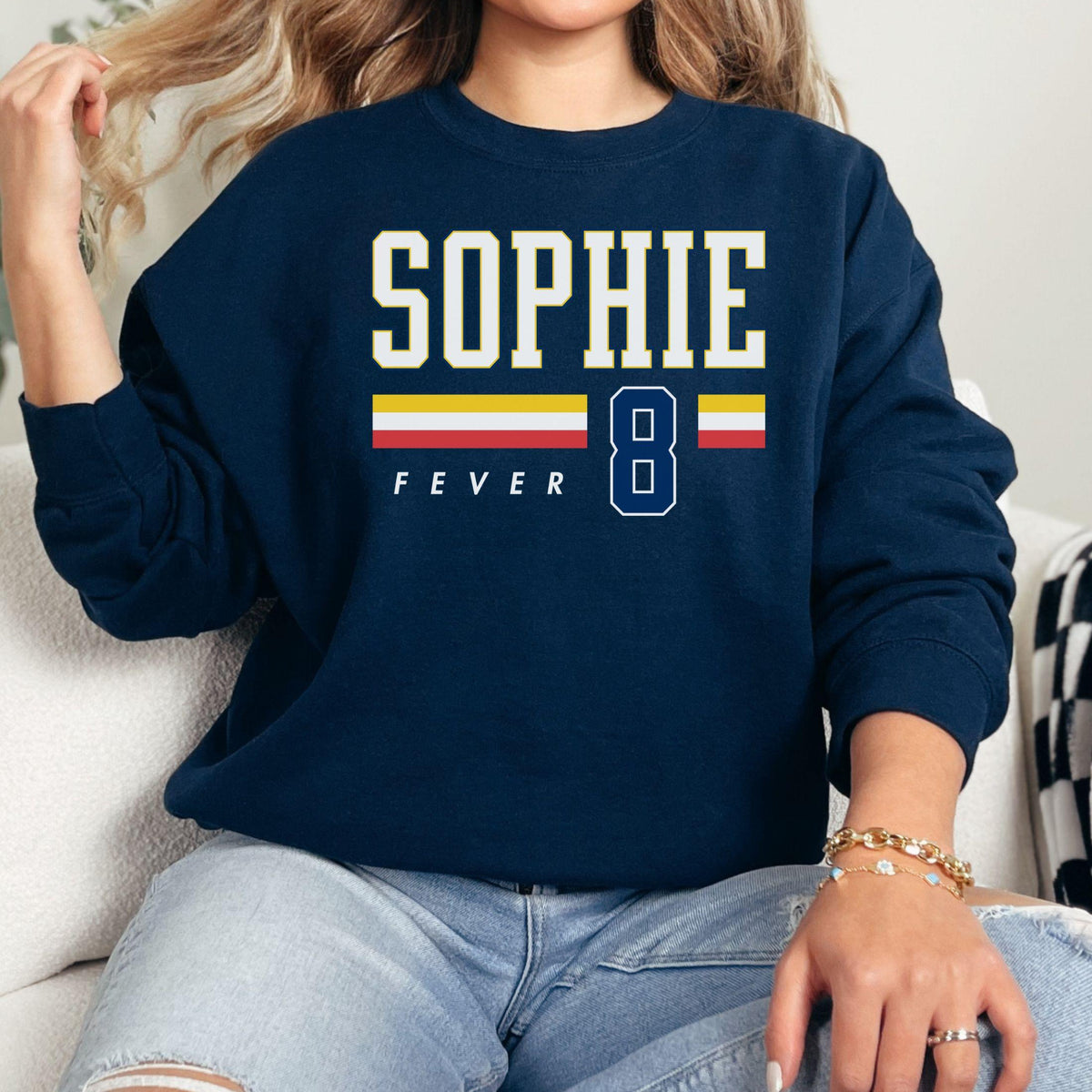 Sophie Cunningham Indiana Fever Power Player Crewneck Sweatshirt
