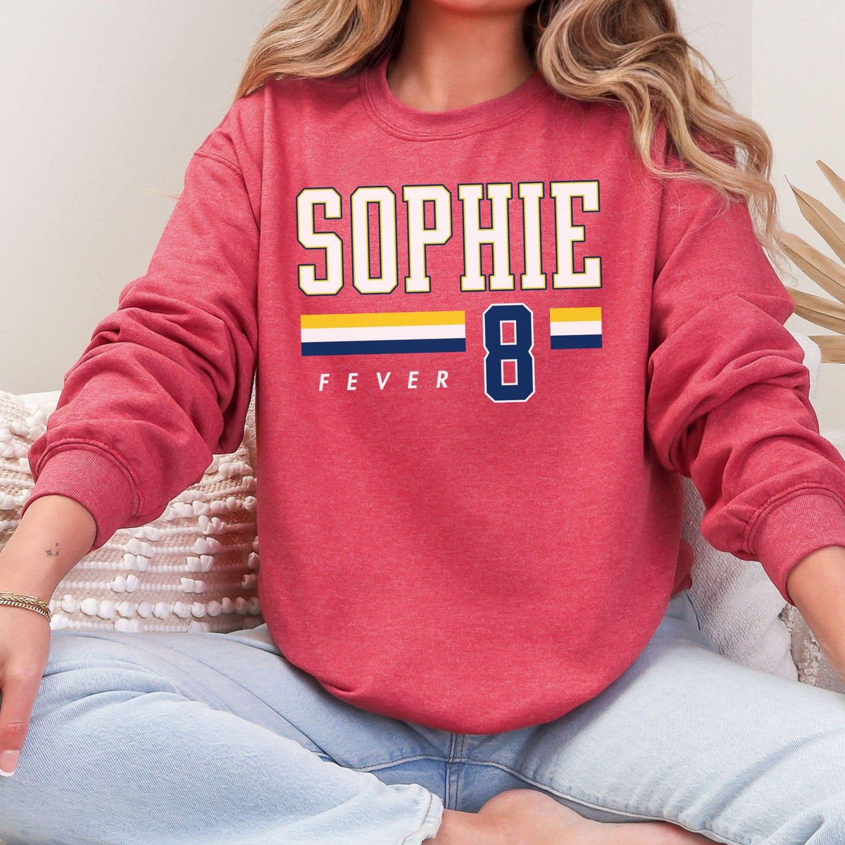 Sophie Cunningham Indiana Fever Power Player Crewneck Sweatshirt