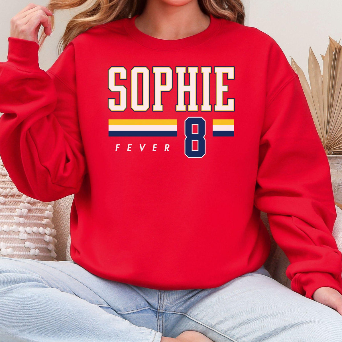 Sophie Cunningham Indiana Fever Power Player Crewneck Sweatshirt