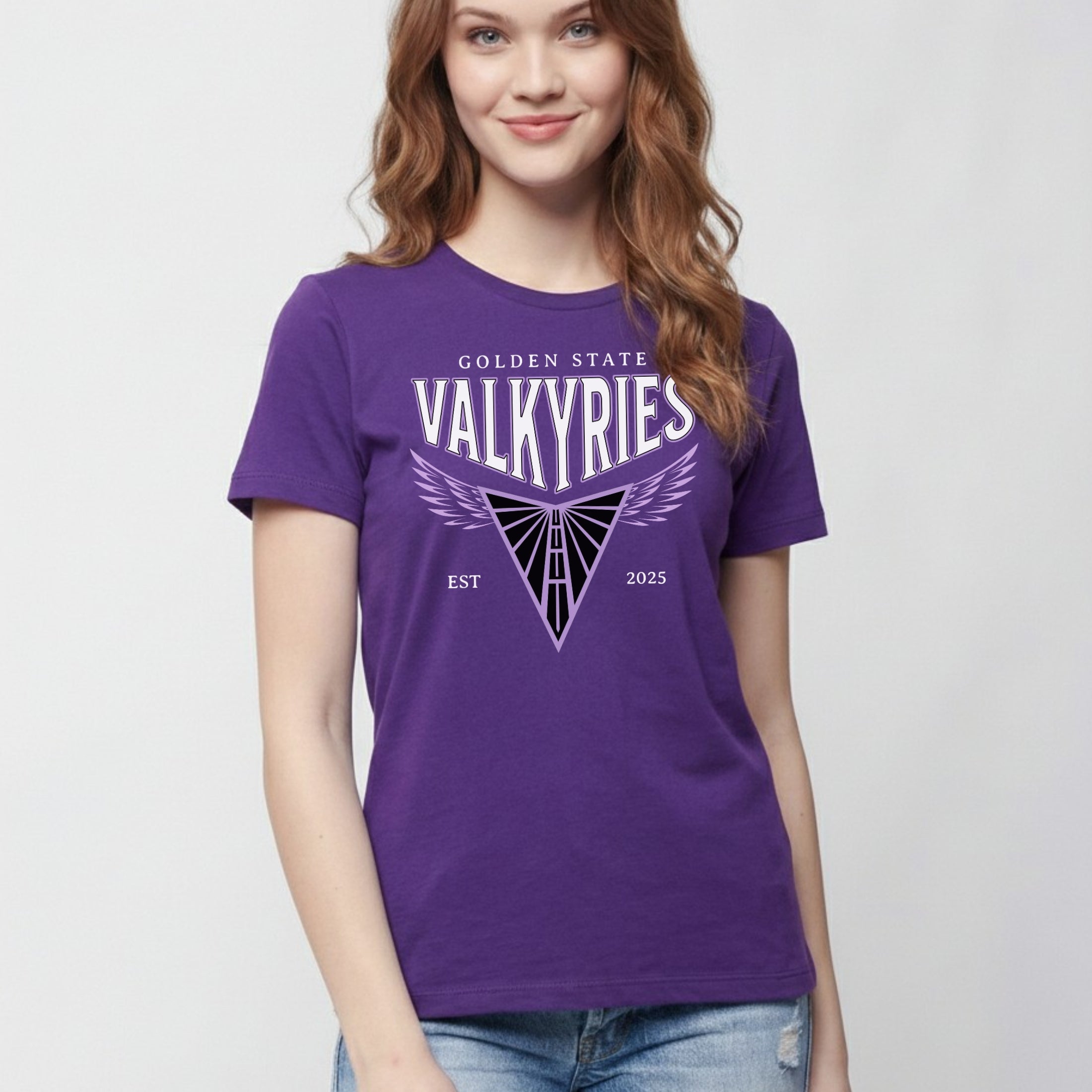 Valkyries Golden State Wings Women's Relaxed Jersey Tee