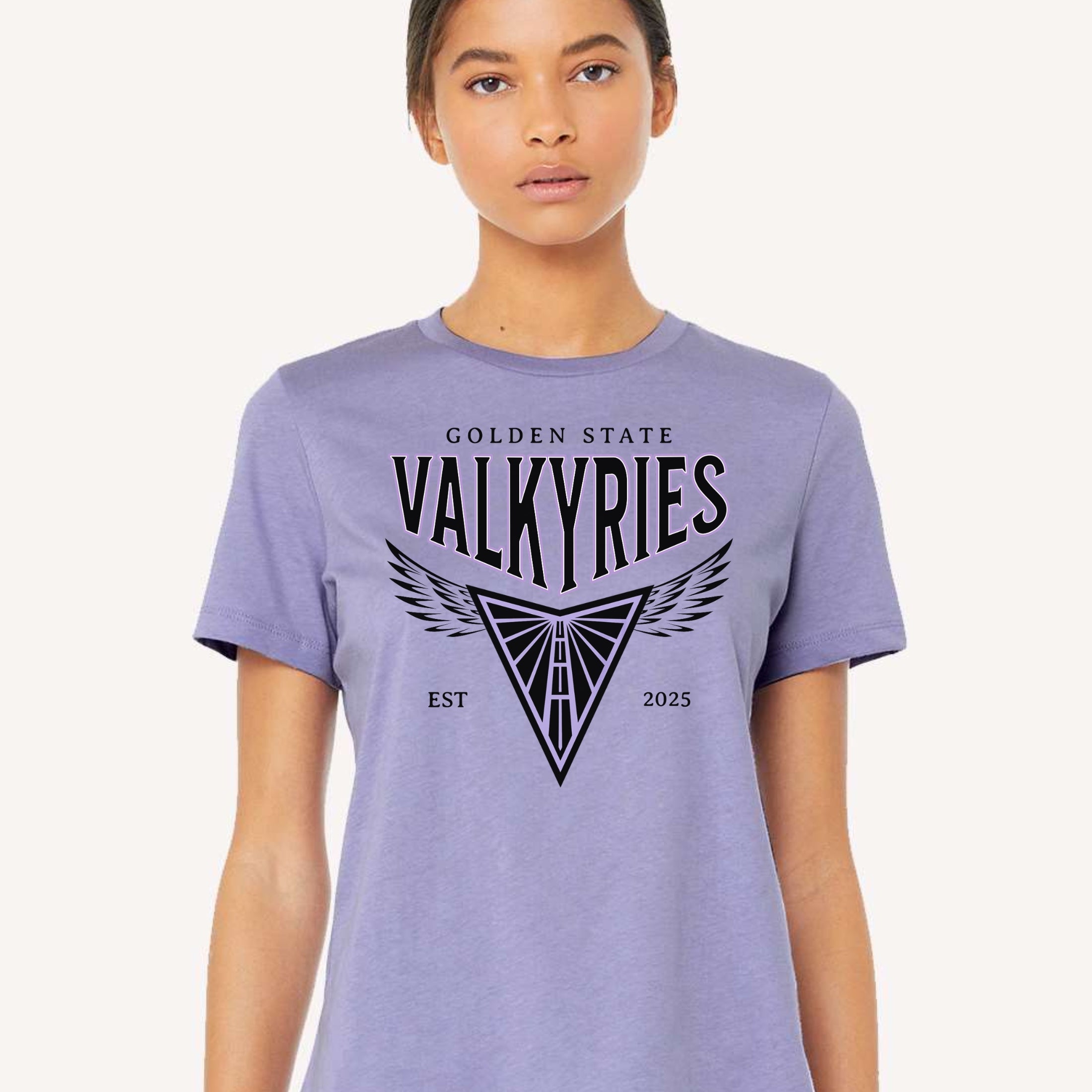Valkyries Golden State Wings Women's Relaxed Jersey Tee