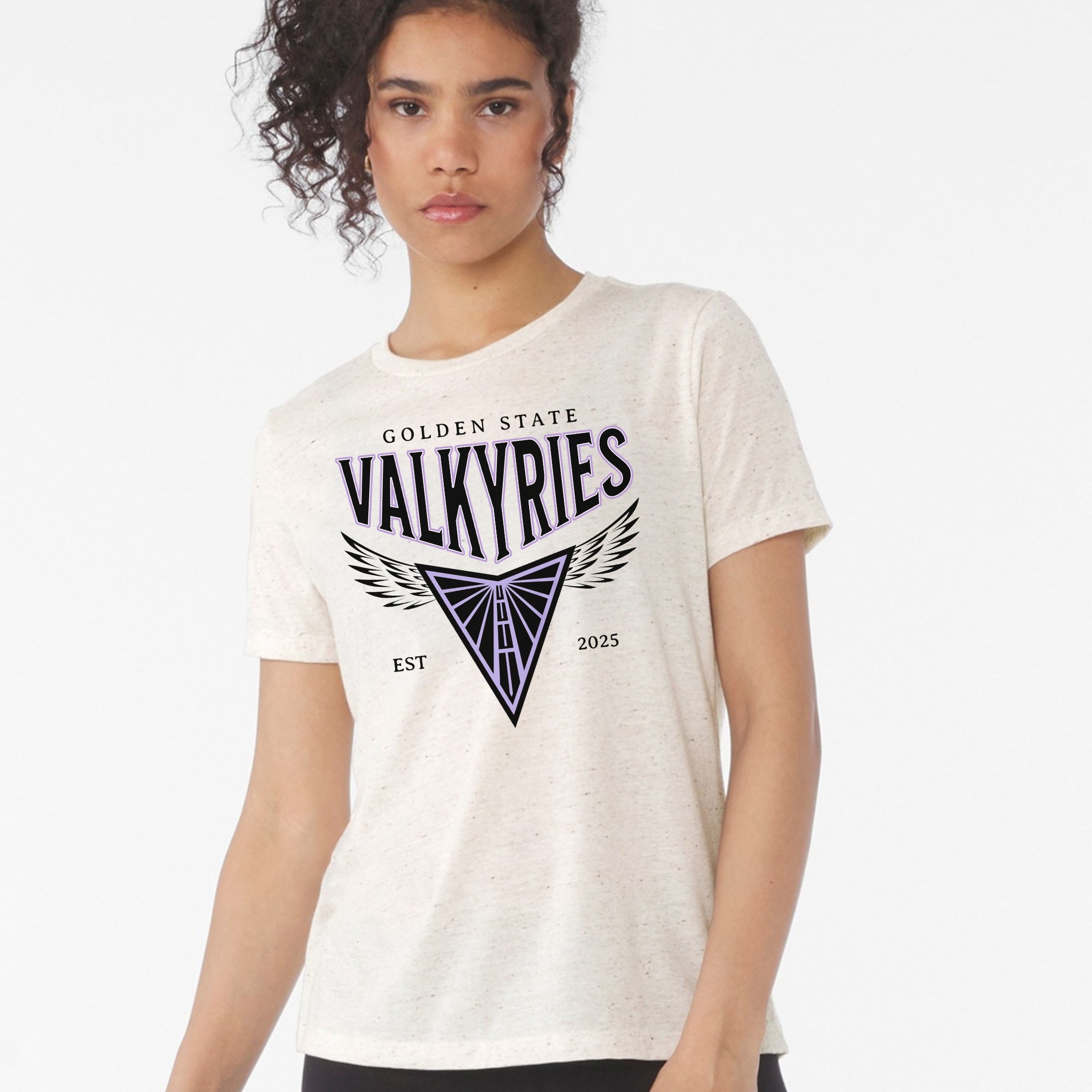 Valkyries Golden State Wings Women's Relaxed Jersey Tee