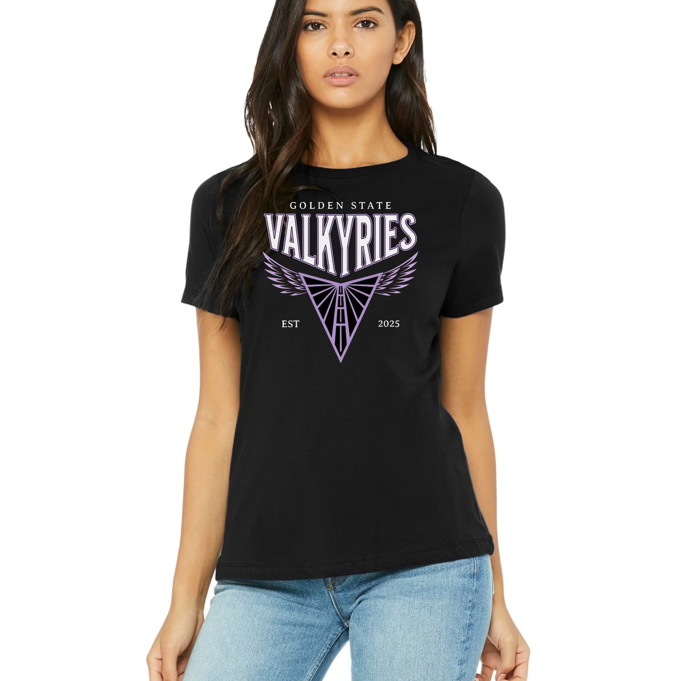 Valkyries Golden State Wings Women's Relaxed Jersey Tee