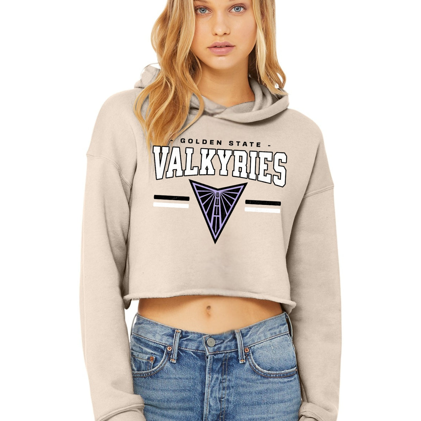 Golden State Valkyries Legacy Cropped Fleece Hoodie