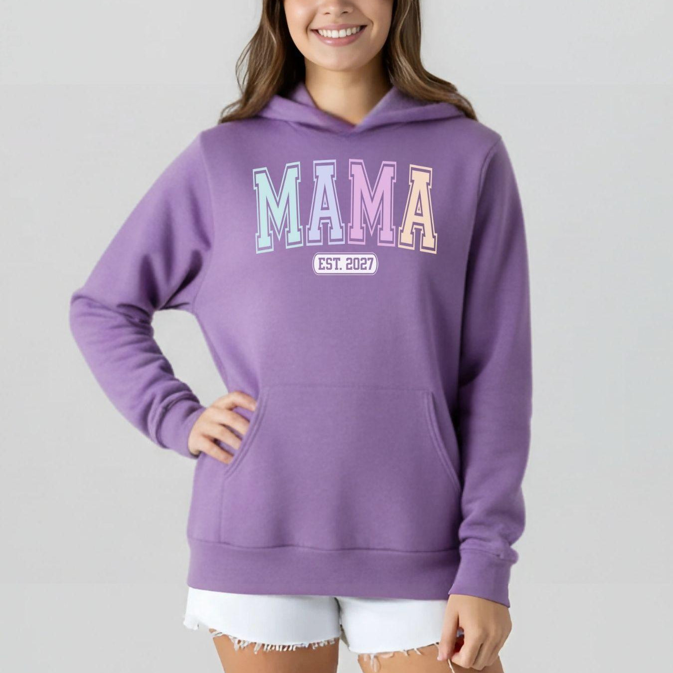 Varsity Mama Custom Year Fleece Hoodie