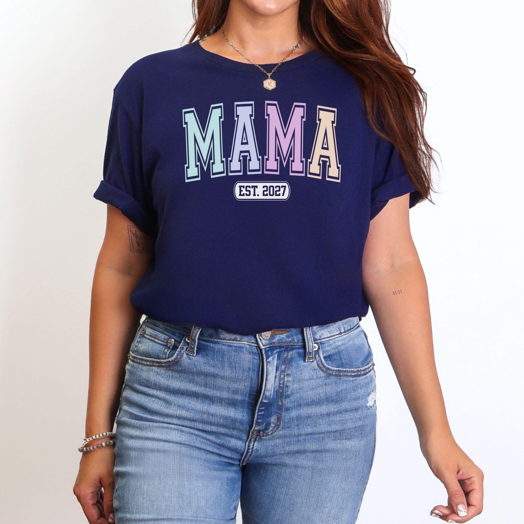 Varsity Mama Custom Year T-Shirt