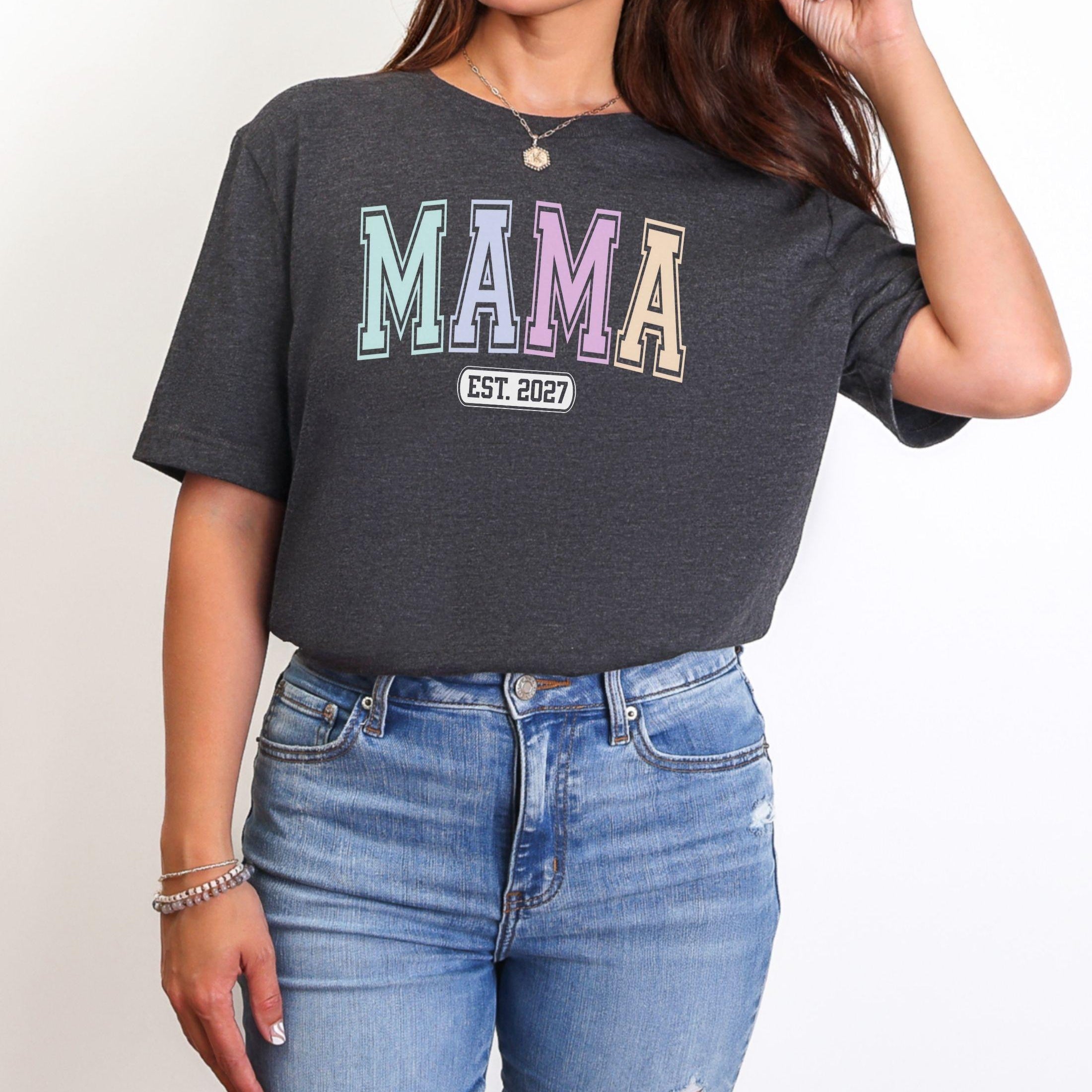 Varsity Mama Custom Year T-Shirt