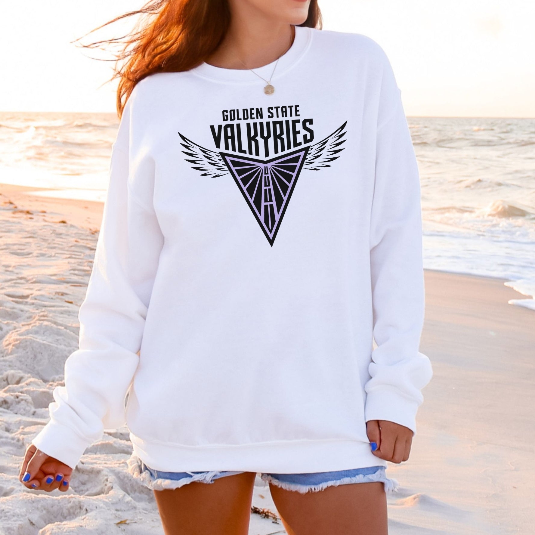 Golden State Valkyries Wings Crewneck Sweatshirt