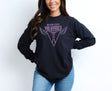 Valkyries Logo with Wings Garment-dyed Long Sleeve T-Shirt