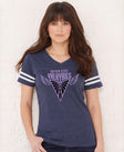 Golden State Valkyries Wings Women's V-Neck Jersey Tee