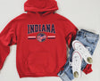 Red Indiana Fever Hoodie Sweatshirt