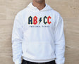 Man wearing white Aliyah Boston Caitlin Clark hoodie