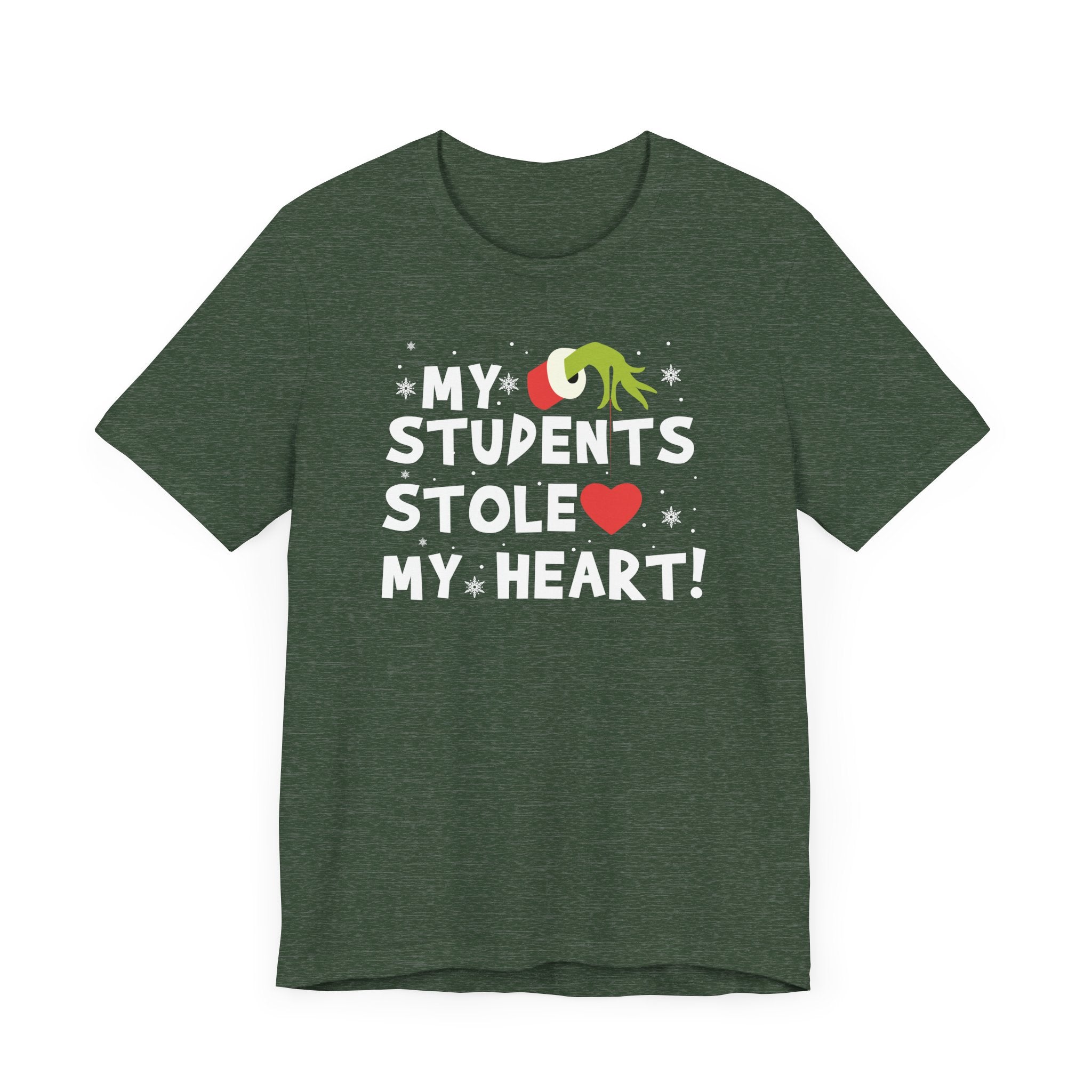 Heather forest my students stole my heart Christmas t-shirt