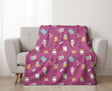Get Well Soon Blanket, Chronic Illness Velveteen Blanket