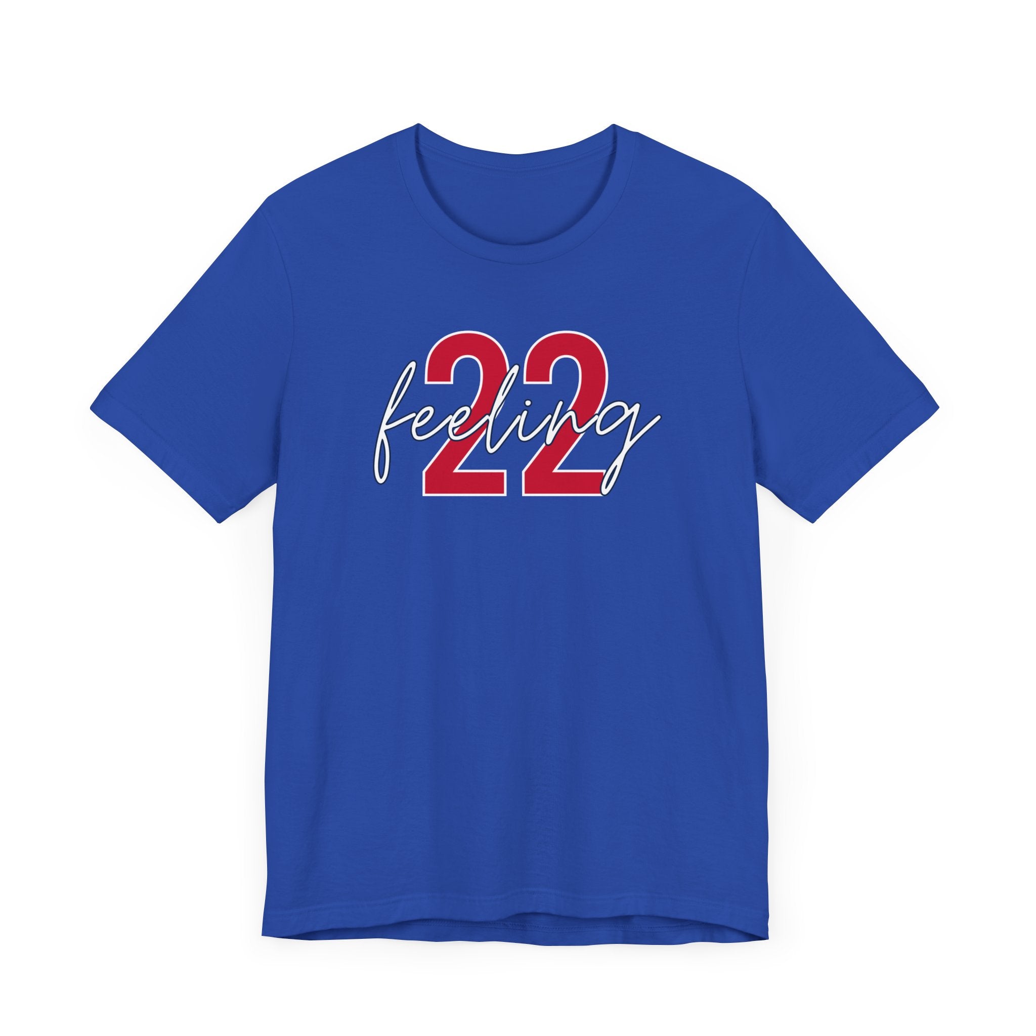 Heather true royal feeling 22 t-shirt