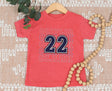 Heather red Caitlin Clark 22 Toddler Shirt