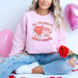 All You Need is Love and Donuts Sweatshirt