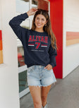 Aliyah Boston Fever Drop Fleece Crewneck