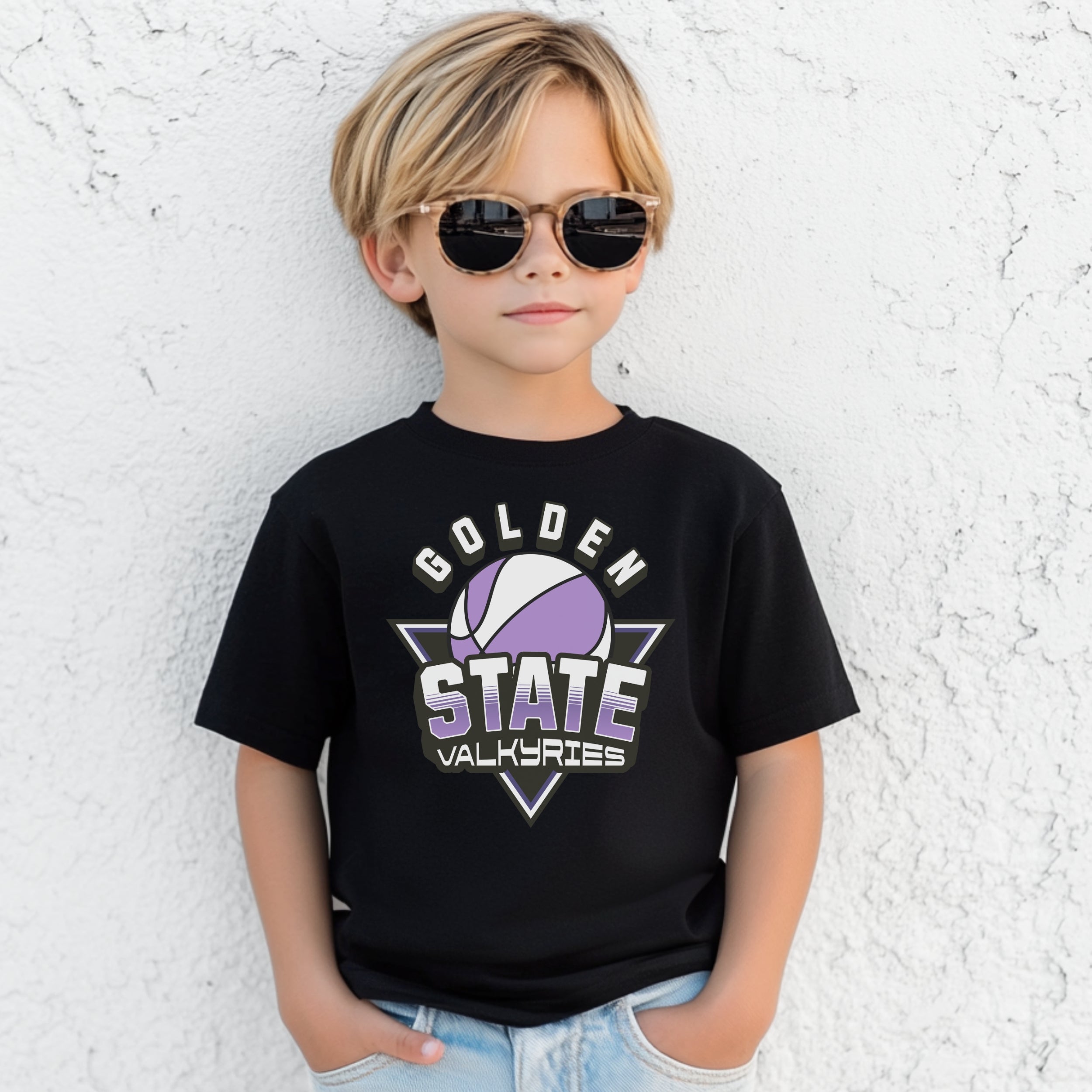 Golden State Valkyries Game Day Glow Youth Tee