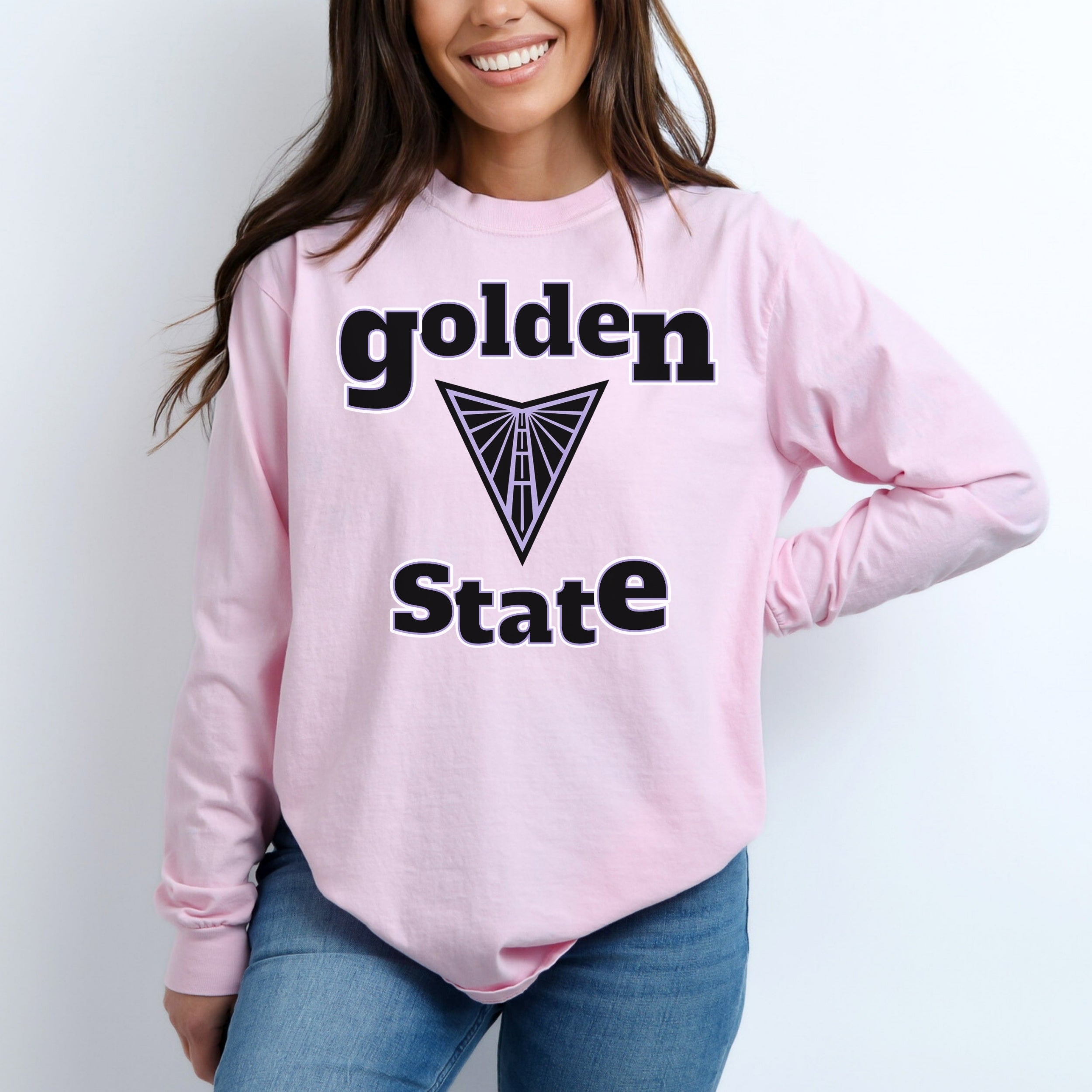 Golden State Valkyries Retro Freestyle Long Sleeve Tee