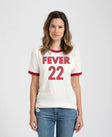 Caitlin Clark Classic Fever 22 Vintage Ringer Tee
