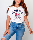 Caitlin Clark From the Logo Iconic 22 T-Shirt