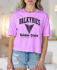 Golden State Valkyries Fierce Energy Women's Cropped Boxy Tee
