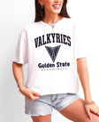 Golden State Valkyries Fierce Energy Women's Cropped Boxy Tee