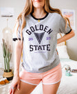 Golden State Valkyries Vintage Hoops Ringer T-Shirt