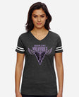 Golden State Valkyries Wings Women's V-Neck Jersey Tee