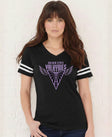 Golden State Valkyries Wings Women's V-Neck Jersey Tee