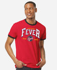 Indiana Fever Court Classic Ringer Tee