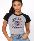 Indiana Fever Fearless Hustle Raglan Baby Tee