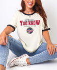Indiana Fever Now You Know Ringer T-Shirt