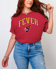 Indiana Fever Old School Varsity T-Shirt